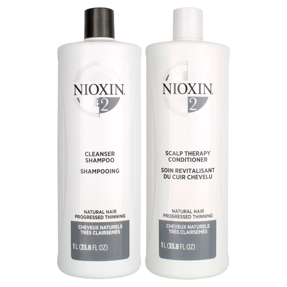NIOXIN System 2 Shampoo & Conditioner Set 33.8 Oz 2piece 3 NIOXIN System 2 Shampoo & Conditioner Set 33.8 Oz 2piece