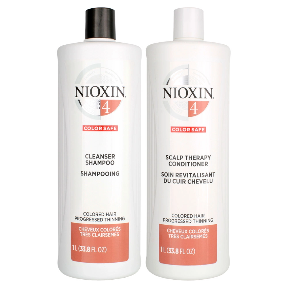 NIOXIN System 4 Shampoo & Conditioner Set 33.8 Oz 2piece 3 NIOXIN System 4 Shampoo & Conditioner Set 33.8 Oz 2piece