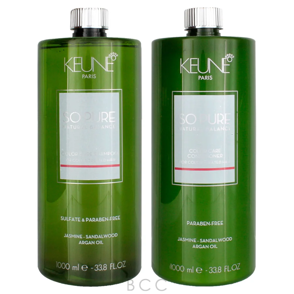 Keune So Pure Color Care Shampoo & Conditioner Set 33.8 Oz 2piece