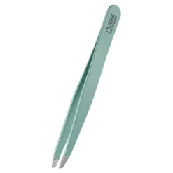 Rubis Switzerland Satin Slanted Tweezers Tiffany Blue 3.75inches
