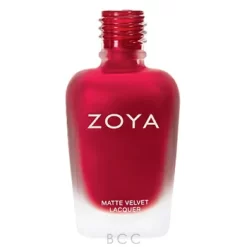 Zoya Matte Velvet - Amal Classic Crimson Red 0.5oz