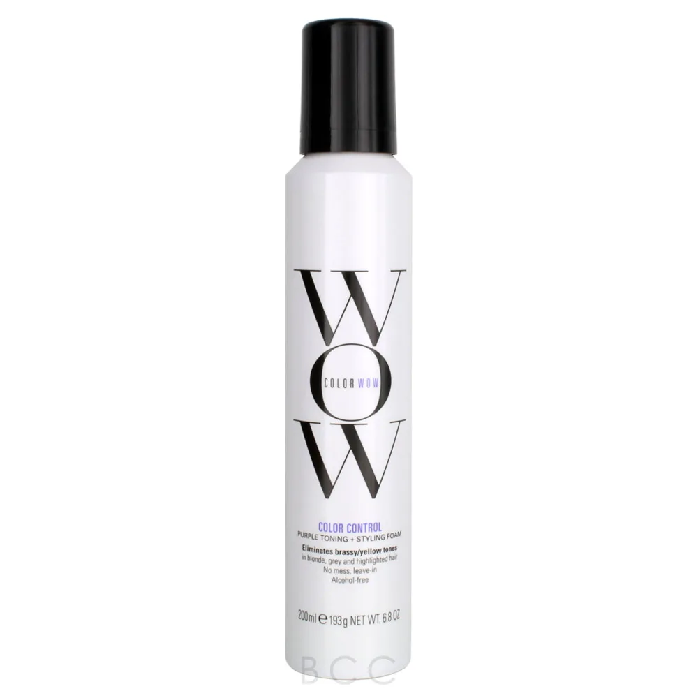Color Wow Color Control - Purple Toning Styling Foam 6.8oz 3 Color Wow Color Control - Purple Toning Styling Foam 6.8oz
