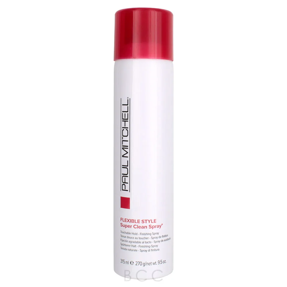 Paul Mitchell Flexible Style Super Clean Spray Finishing Spray 9.5oz 3 Paul Mitchell Flexible Style Super Clean Spray Finishing Spray 9.5oz