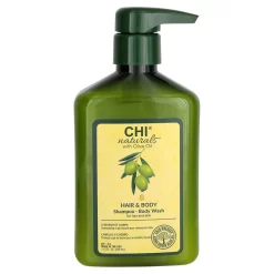 CHI Naturals With Olive Oil Hair And Body Shampoo Body Wash 11.5oz