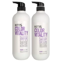 KMS Color Vitality Blonde Shampoo And Conditioner Set