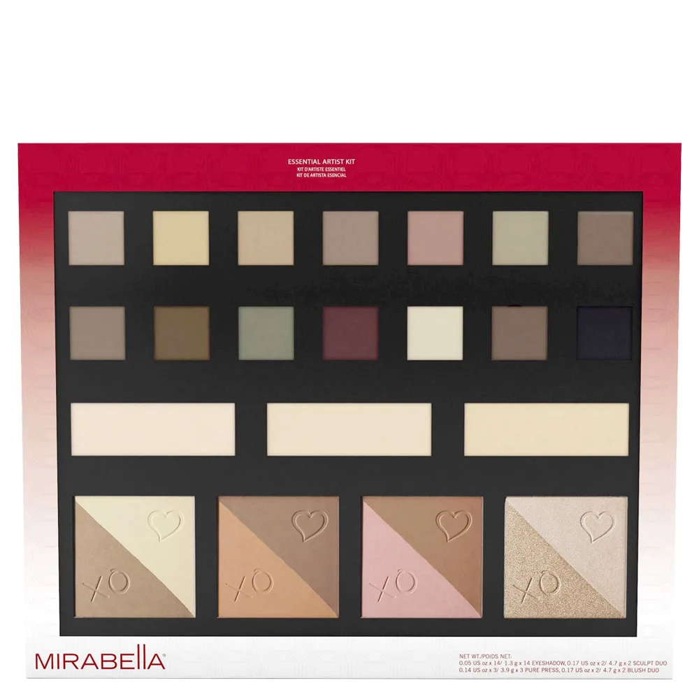 Mirabella Essential Artists Makeup Palette 1kit 3 Mirabella Essential Artists Makeup Palette 1kit