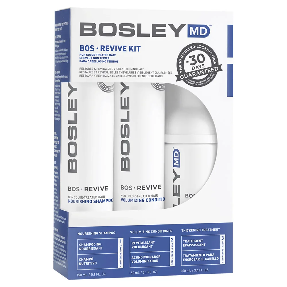 BosleyMD BosRevive Non Color-Treated Hair Starter Pack 3piece 3 BosleyMD BosRevive Non Color-Treated Hair Starter Pack 3piece