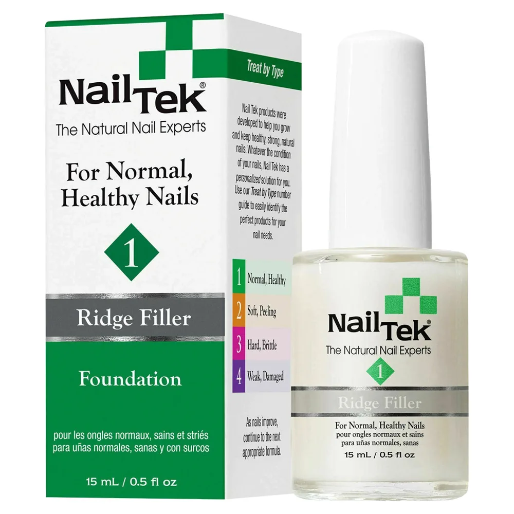 Nail Tek Ridge Filler 1 Foundation - For Normal, Healthy Nails 0.5oz 3 Nail Tek Ridge Filler 1 Foundation - For Normal, Healthy Nails 0.5oz