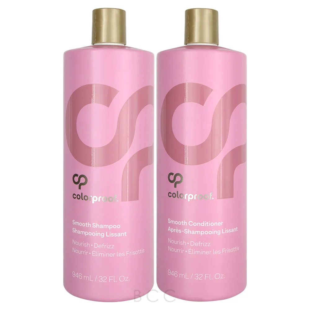 ColorProof Smooth Shampoo & Conditioner Set 32 Oz 2piece 3 ColorProof Smooth Shampoo & Conditioner Set 32 Oz 2piece