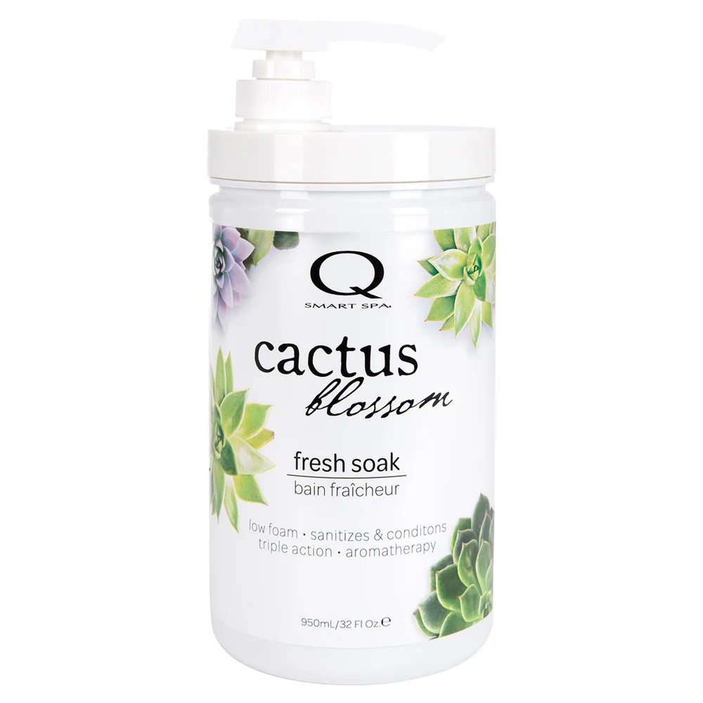 Qtica Smart Spa Cactus Blossom Triple Action Fresh Soak 32oz 3 Qtica Smart Spa Cactus Blossom Triple Action Fresh Soak 32oz