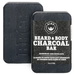 Gibs Beard & Body Charcoal Bar 6oz