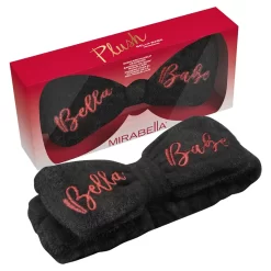 Mirabella Plush Bella Babe Bow Skincare Headband 1piece