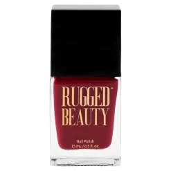 Rugged Beauty Nail Polish - Perennial Beauty Deep Red 0.5oz
