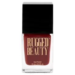 Rugged Beauty Nail Polish - Bonfire Deep Red 0.5oz