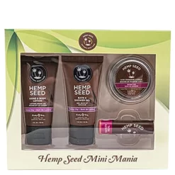 Earthly Body Hemp Seed Mini Mania Travel Set -Nursing beauty store 73535