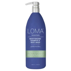 Loma Essentials Moisturizing Shampoo & Body Wash - - Peppermint Rosemary -Nursing beauty store 73658
