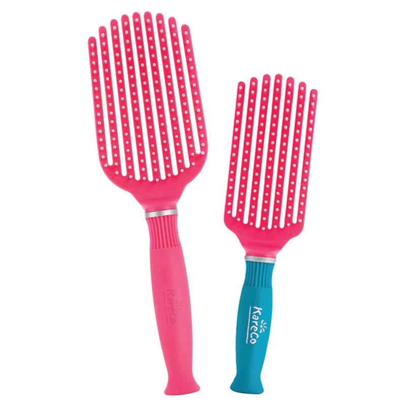 KareCo Tangle Buster Pink Brush Pack 2piece 3 KareCo Tangle Buster Pink Brush Pack 2piece
