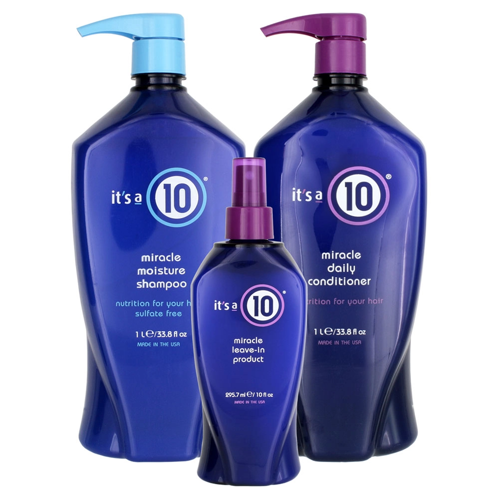 It's A 10 Miracle Moisture Shampoo, Conditioner & Leave-In Trio 5 It's A 10 Miracle Moisture Shampoo, Conditioner & Leave-In Trio - Image 3