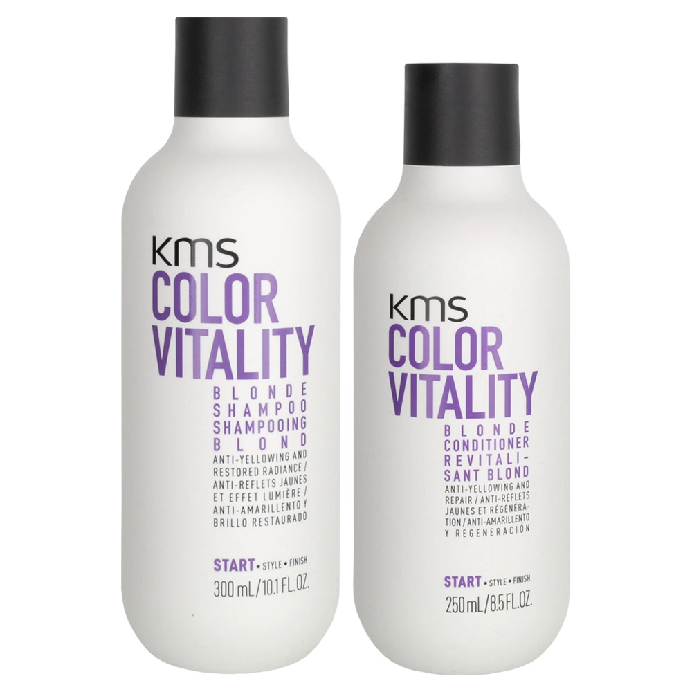 KMS Color Vitality Blonde Shampoo And Conditioner Set 5 KMS Color Vitality Blonde Shampoo And Conditioner Set - Image 3
