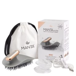 Manta Healthy Hair Brush Pulse Brush With Shower Holder