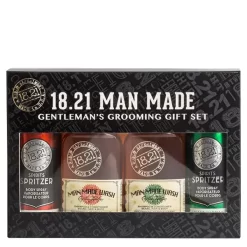 18.21 Man Made Sweet Tobacco & Spiced Vanilla Wash & Spritzer Kit 4piece